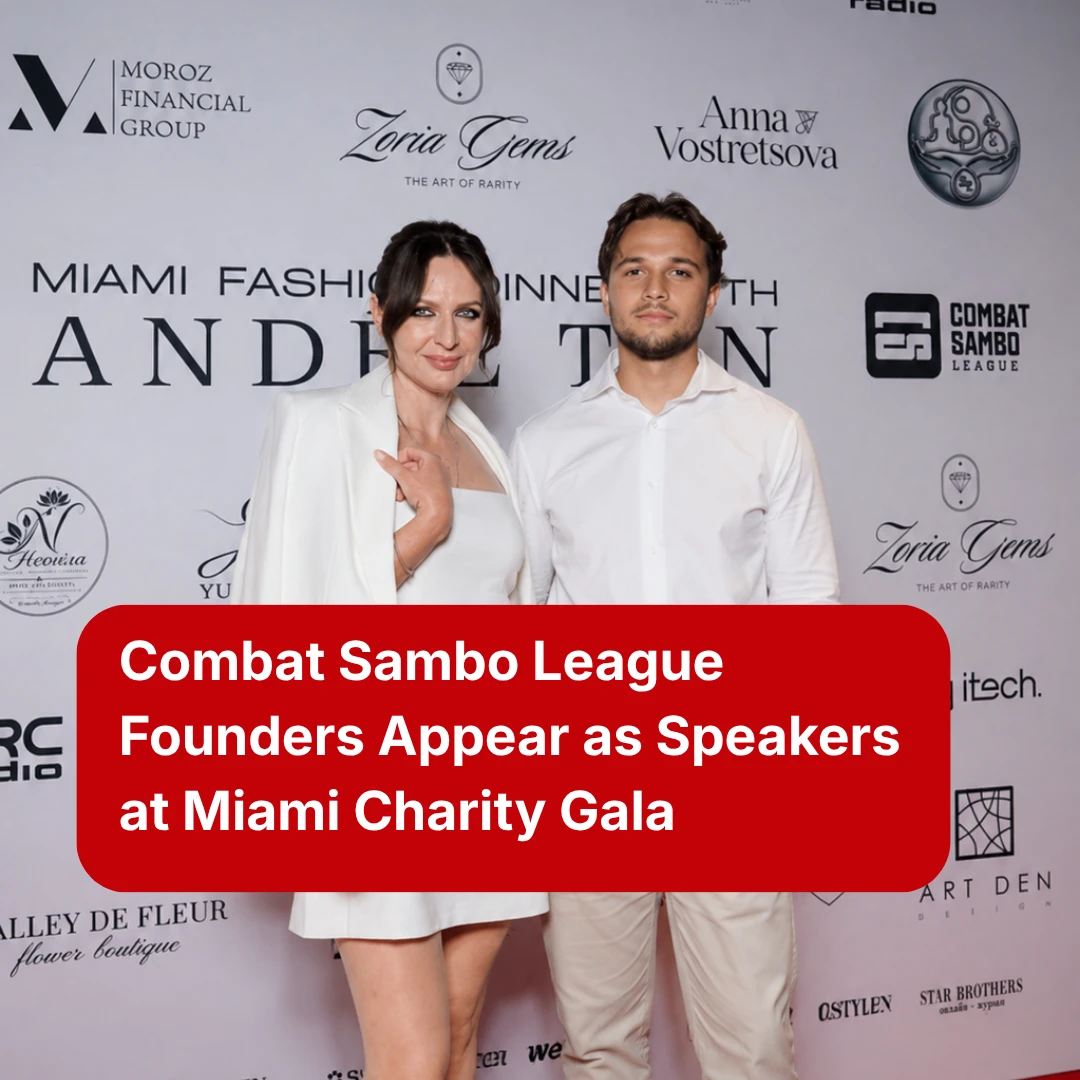 Combat Sambo League Founders Appear as Speakers at Miami Charity Gala